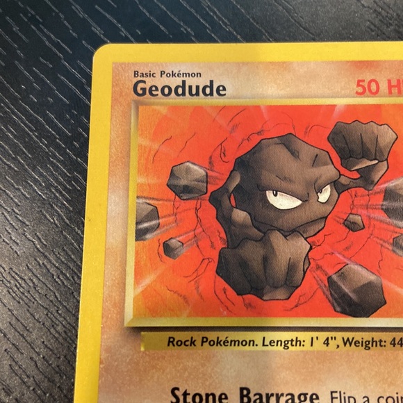 Geodude 47/62 Fossil Set Pokémon Card 1999 - Picture 4 of 8
